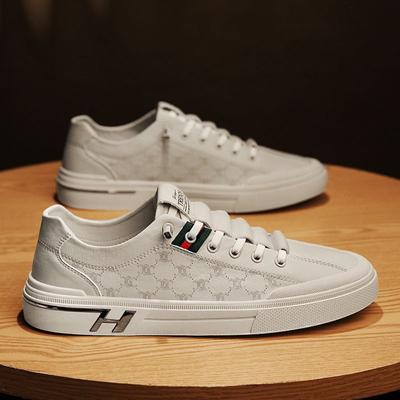 Little White Shoes Men's 2024 Summer New Korean Version Trend Breathable Casual One-pedal Low-top Men's Board Shoes