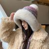 New Winter Warm Ear Protection Lei Feng Hat Women's Cold and Windproof Fleece Thickened Wool Hat