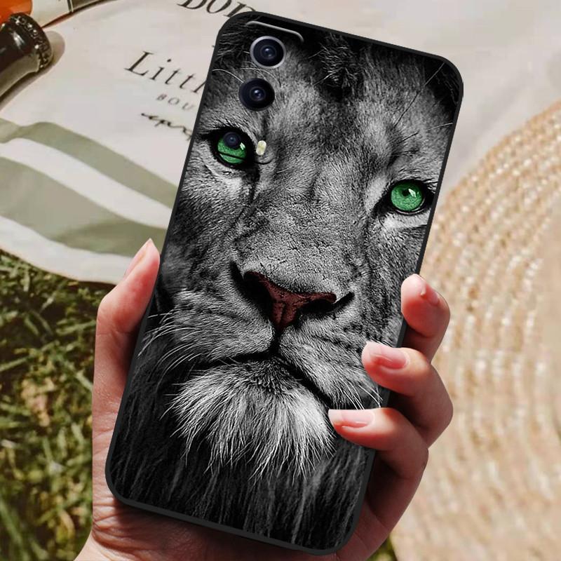 For Coque Vivo Y72 5G Case Silicon Back Cover Phone Case For Vivo Y72 5G Cases Soft Bumper Funda for Vivo Y 72 5G 6.58" Shells
