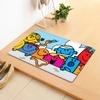Kinder M-Mr Men L-Little Miss Fußmatte für die Eingangstür Nordischer Stil Schlafzimmer Wohnzimmer Fußmatte Haus Balkon Rutschfest Heimdekoration