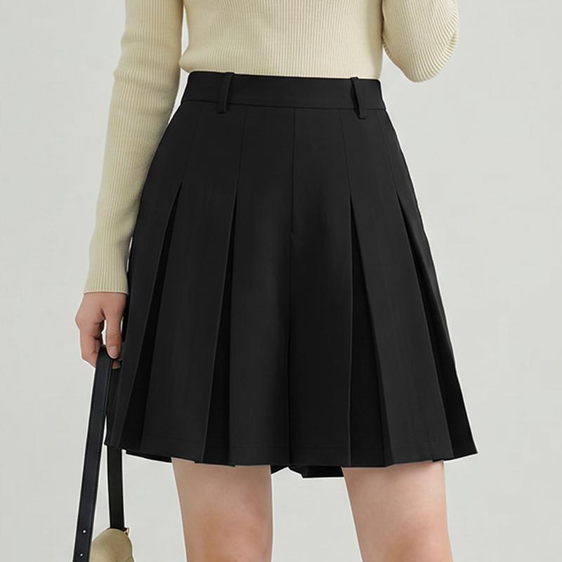 ZANZEA Women Casual Elastic Waist Solid Color Loose Shorts