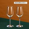6Pcs High-grade Gold Light Luxury Red Wine  Holder Set, Rotating Tumbler Decanter, Crystal Glass Wine Glass.