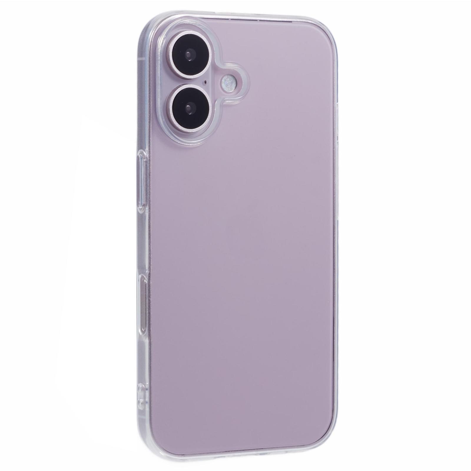 

For iPhone 16 Case Anti-Fingerprint High Transparency TPU Phone Cover