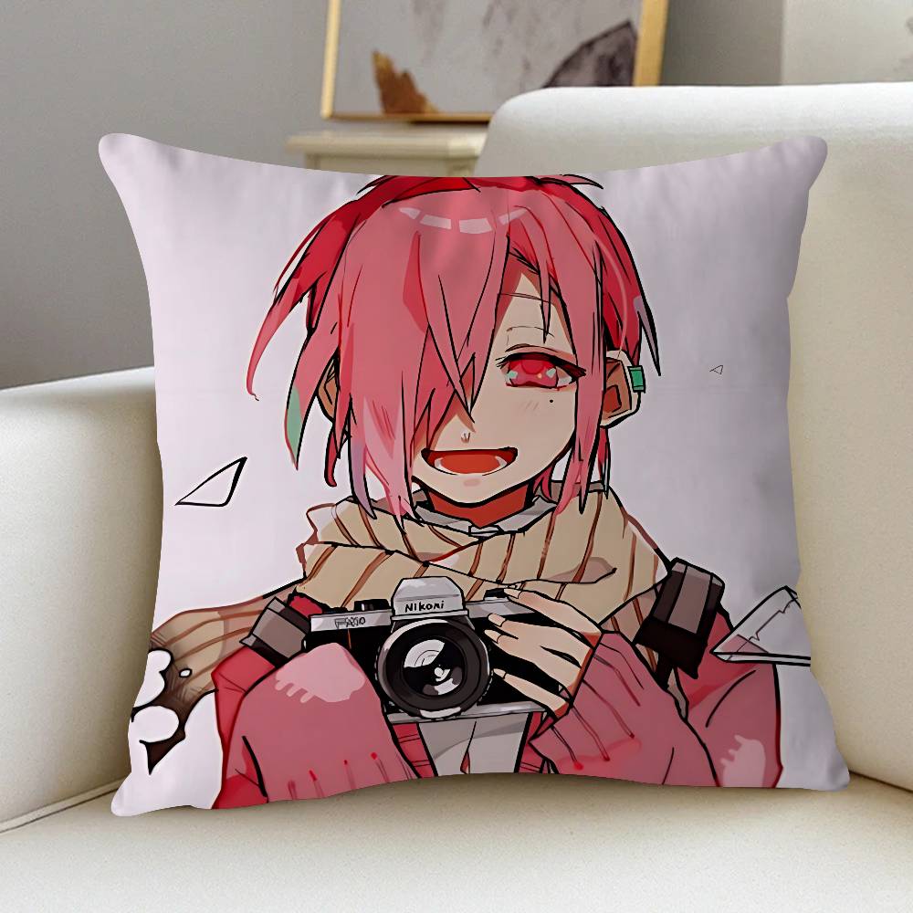 Аниме M-mitsuba Наволочка для спальни и гостиной, декоративная наволочка для подушки для дивана 12x12Inch