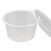 Lisso Disposable Round Soup Bowl with Lid