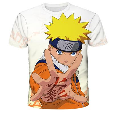 Anime Naruto Summer Men's T-shirt 3D Digital New Casual T-shirt