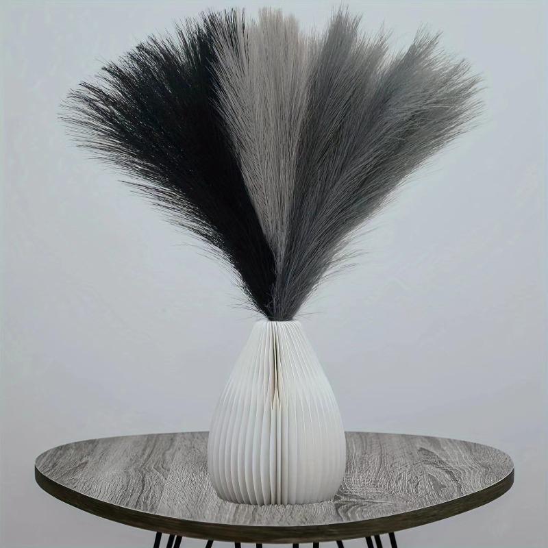 10Pcs Artificial Pampas Grass Decor Faux Reed Plume Plants for Home Wedding Table Decoration Festive Party Supplies