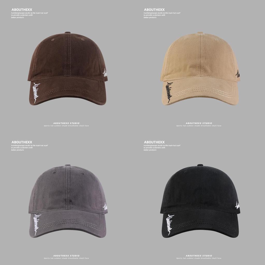 Cotton Baseball Cap With Letter Embroidery For Casual Summer And Winter Wear