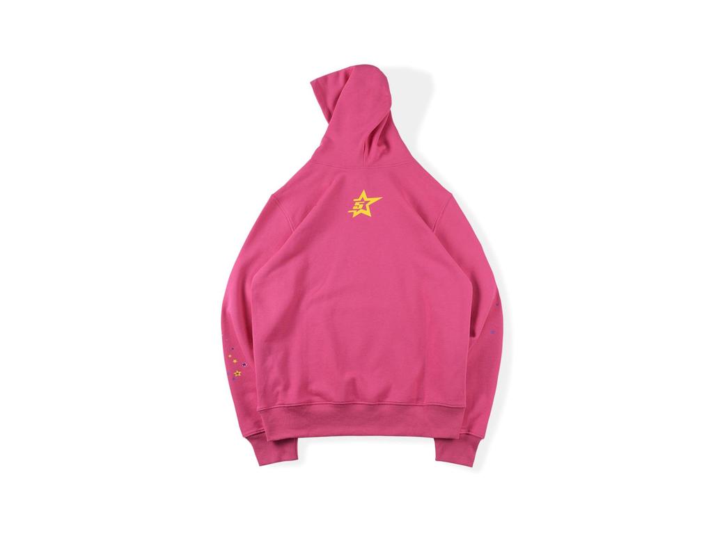 21SS Unisex Pink Kanye Hip Hop Hoodie & Sweatpants Set