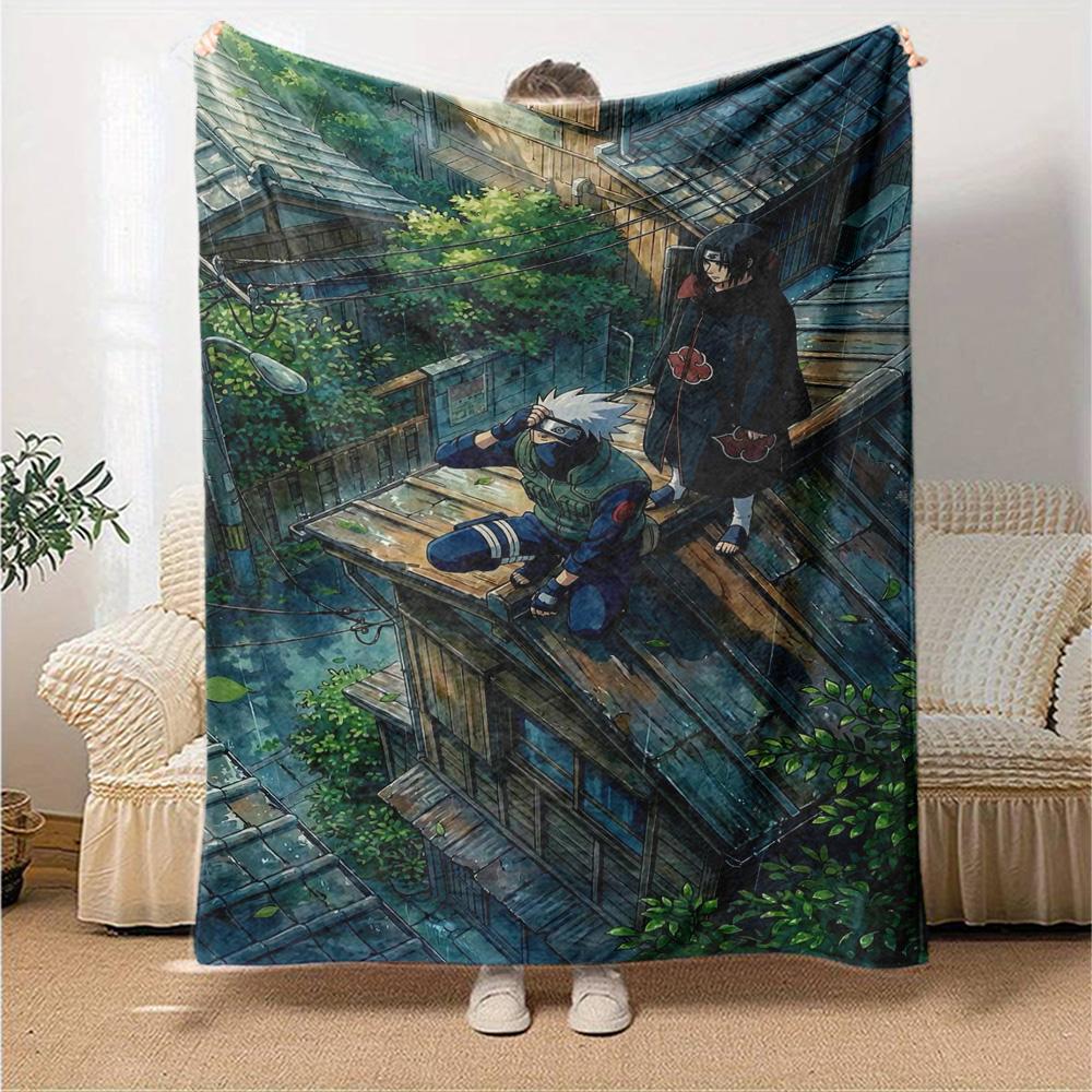 Naruto Blanket Durable Comfort Perfect for Office Office Chair Picnics Four Seasons Multipurpose Stylish Decor Ideal Gift For Birthday Valentine'S Day