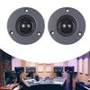 1 Paire 3 pouces 30W 74mm 25 Cœurs Dômes en Film de Soie Membrane Haut-parleurs Tweeter Sans Grille pour Trebles Sonores Supérieurs