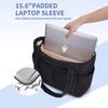 Women Lightweight Puffy Quilted Tote Bag Large Capacity Multi Pocket Soft Shoulder Handbag For Daily Use