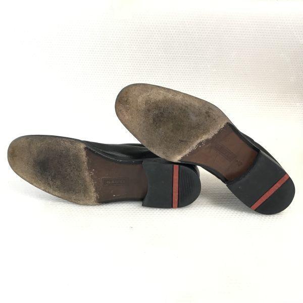 Lloyd Leather Straight Tip Dress Shoes Black Size 43 9 27.5cm Made In Germany(USED)