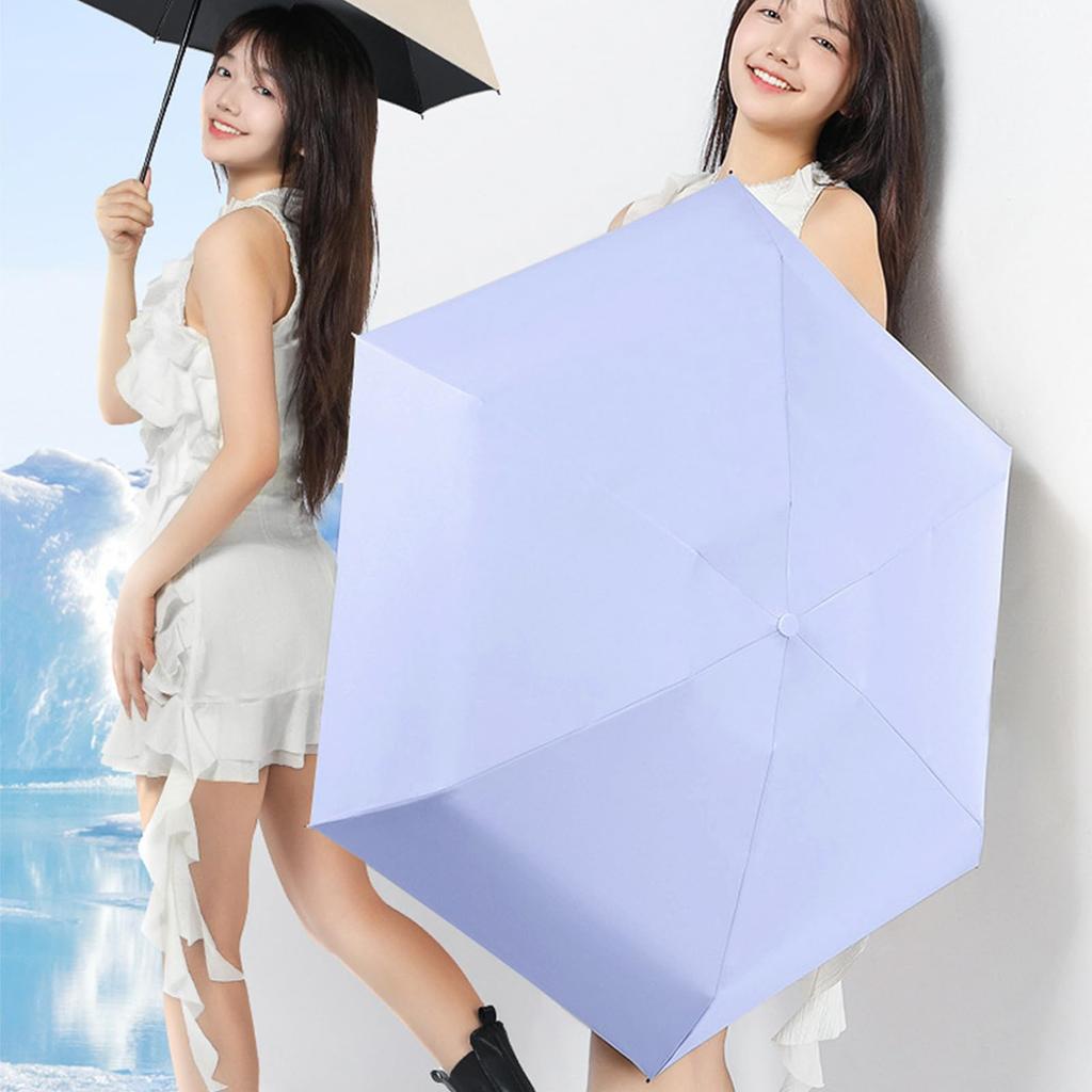 OWITER Folding UV Heat Rain and UV Sunburn Rainy Season with Storage Day Day Gift Parasol, Protection, Sunshade, Shielding, Shine, Ultra-lightweight,