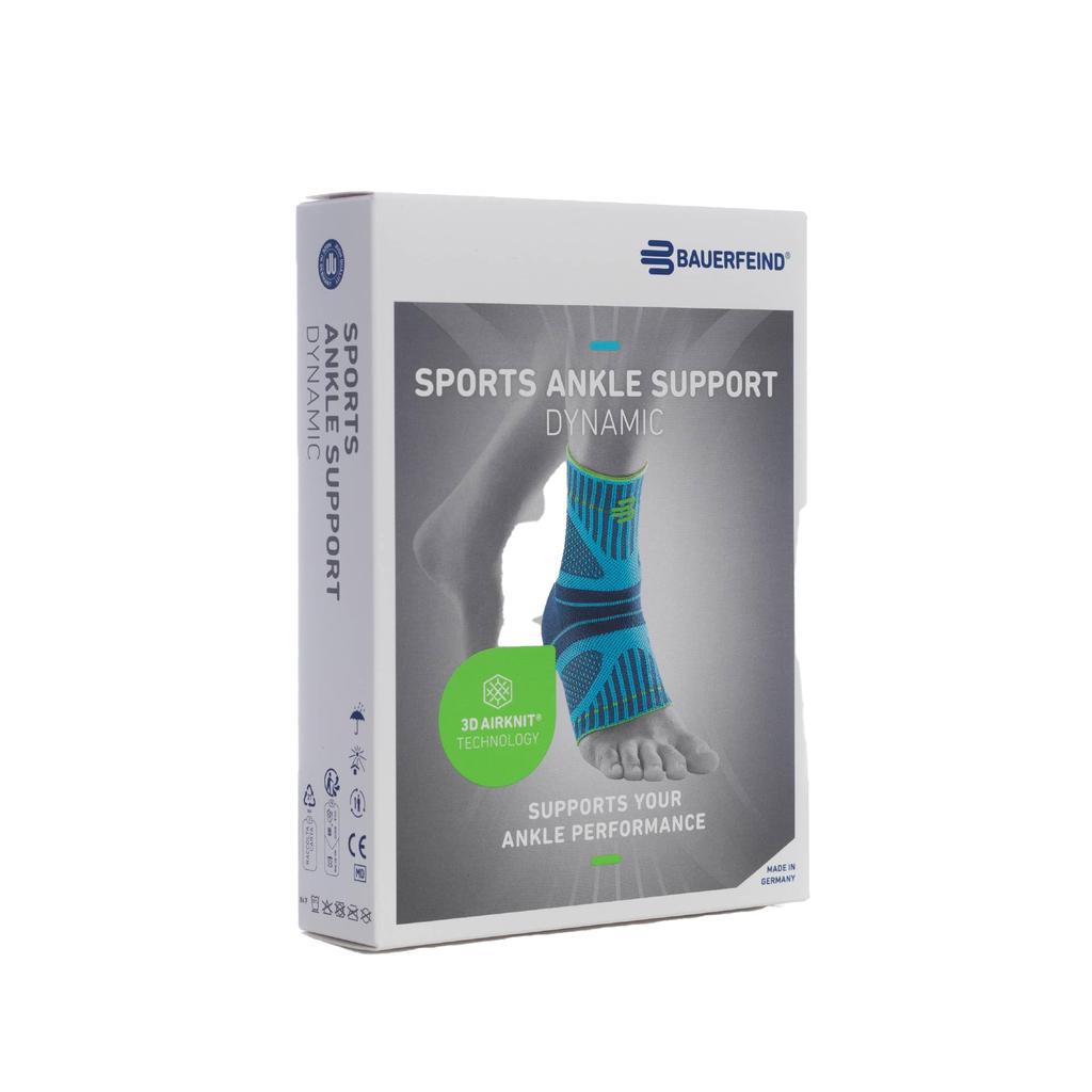 Bauerfeind SOPORTE DE TOBILLO DEPORTIVO DINÁMICO Tobillo Hecho en Compresión Tejida Médica General para Activación Muscular y Estabilización del Tobillo Soporte,