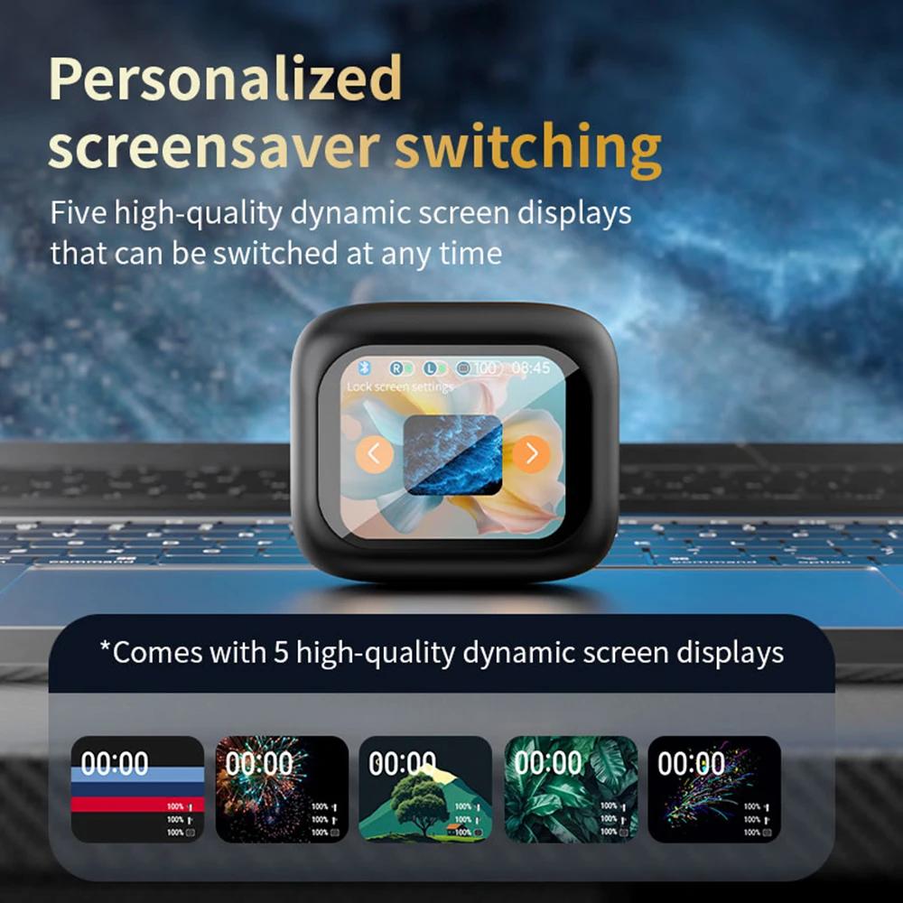 2026 AI Sport Wireless Earbuds Bluetooth 54 IPX8 Waterproof Secure Fit Earhooks 45H Playtime Touch Control ANC for Running Gym