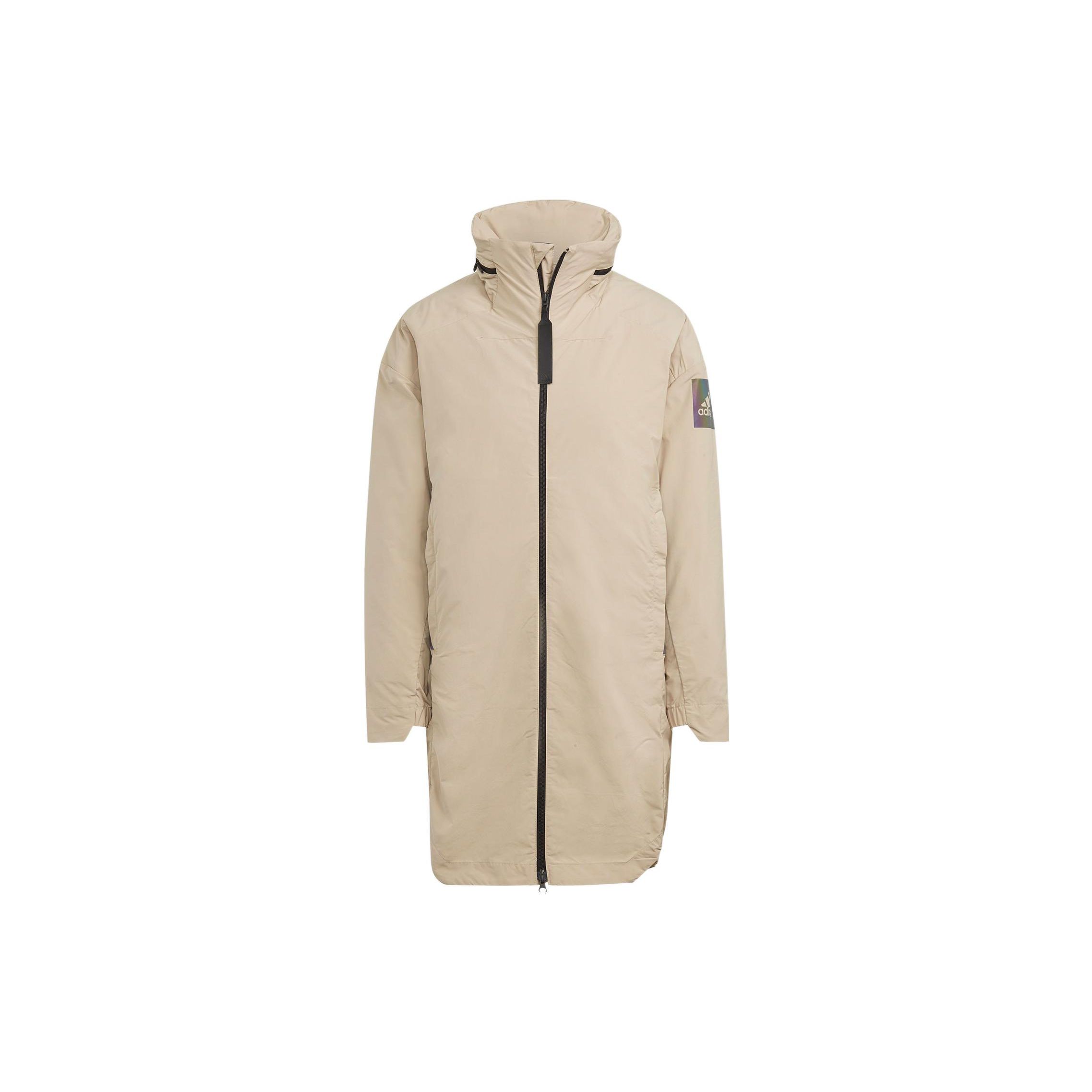 Adidas Myshelter Ветрозащитная Спортивная Куртка Однотонная Женская Куртка Хаки GR0597 S