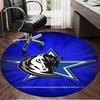 DALLAS BASKETBALL TEAM Round Rug for Livingroom,Bedroom, Palyroom, Chair Rug, Area rug, Circle Carpet, Large Size Fan Christmas gift