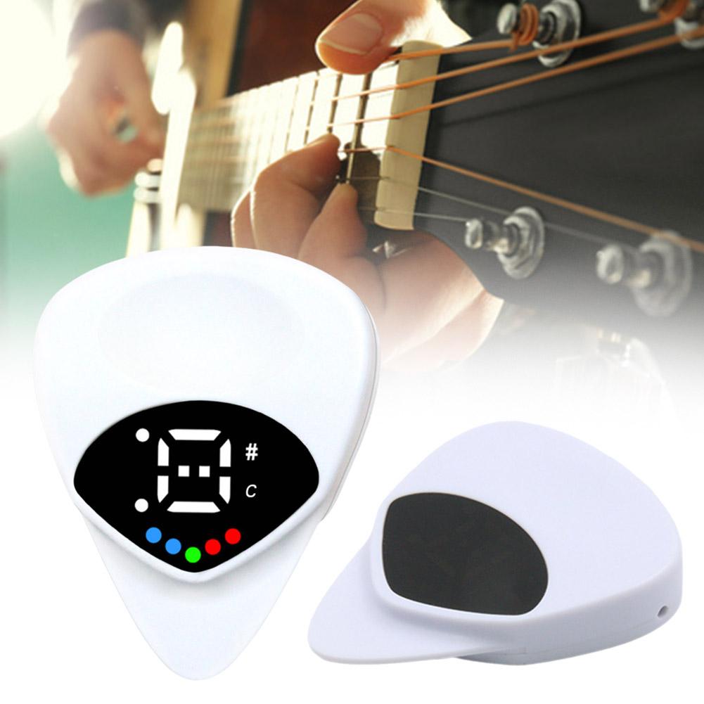 Guitar Picks With Built In Tunner Real Time Monitoring For Acoustic Electric Guitar Bass Mandolin Musical Instrument Accessories