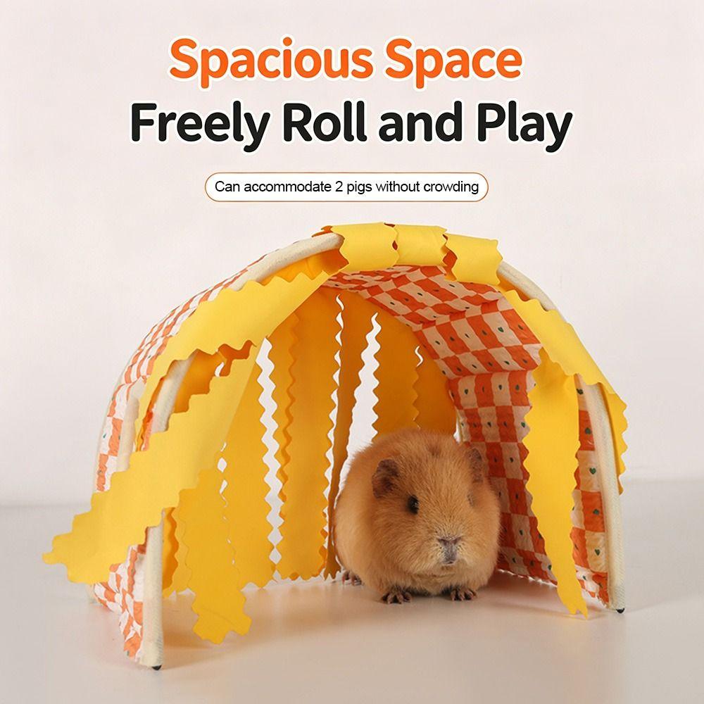 Summer Guinea Pig Tunnel Large Space Rabbit House Durable Hamster Shelter  Summer Nest