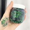 Hello Sweet Hair Glitter Gel – Jasná barva, Křišťálová tekutina pro jevištní líčení a styling