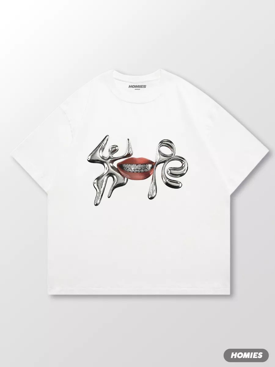 Oversized cotton T-shirt with Polar Big Boy print 2XL