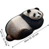 Non-Slip Home Decor Carpet 2D Cartoon Carpet Cute Panda-Shaped Area Rug  Bedrooms