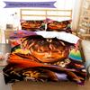 3pcs Juice WRLD1 Pattern Bedding Set Duvet Cover Set Includes Duvet Cover &pillowcases, Perfect All Season Bedroom Decoration & Gift