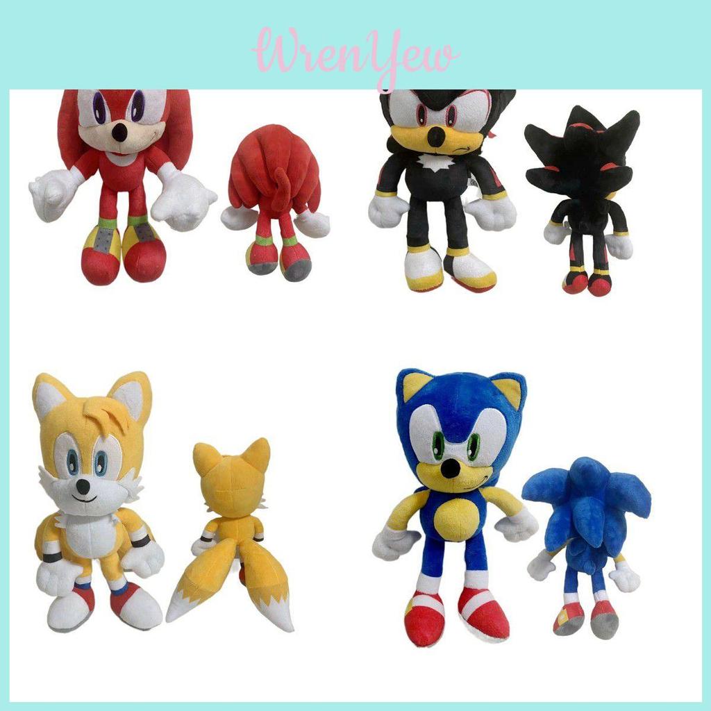 Niedliches 30cm Sonic Tails Plüsch Shadow The Hedgehog Knuckles Spielzeug Super Sonic Weiches Plüsch für bequemes Kuscheln