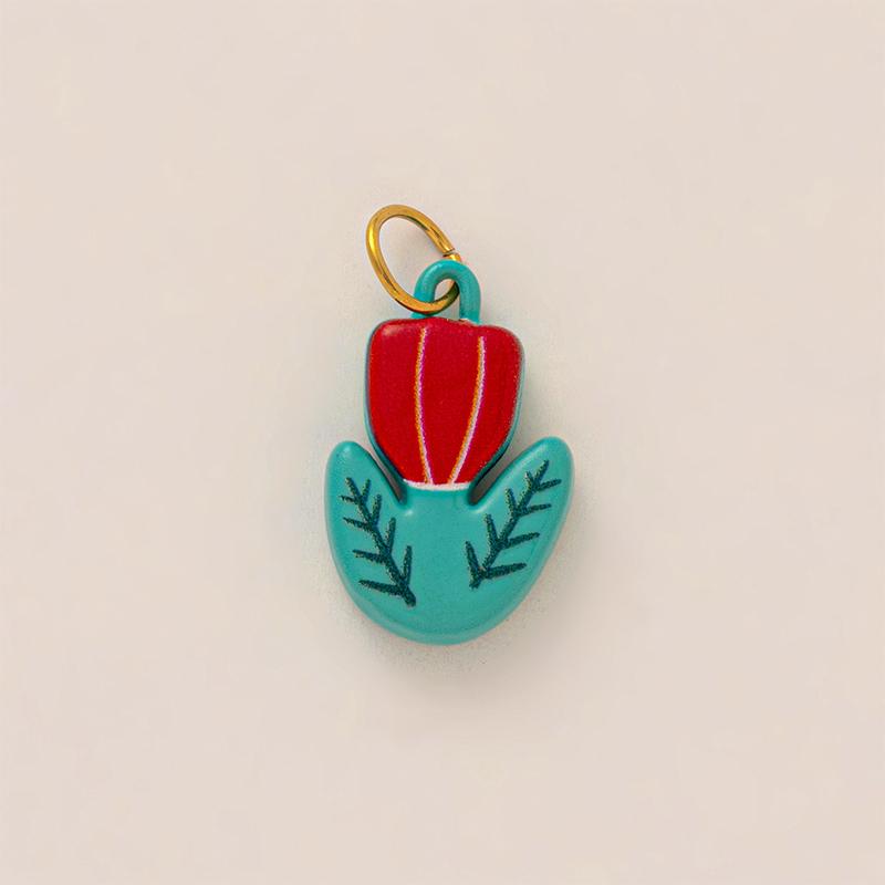 

Stainless Steel Charm Bird Flower Pendant Accessories Diy Charm Necklace Gold Plated as the picture
