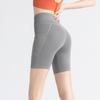 High-Waisted Compression Capri Leggings Women Yoga Running Fitness With Side Pockets