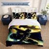 Batman 3‑Piece Bedding Set Soft Microfiber Duvet Cover Pillowcases Comfortable Bed Linen for Bedroom Decoration