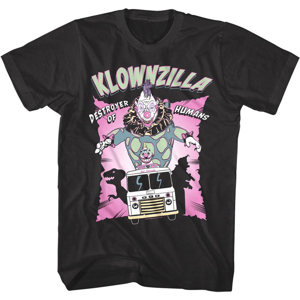 Killer Klowns Klownzilla Destroyer of Humans Men T Shirt XXXXL
