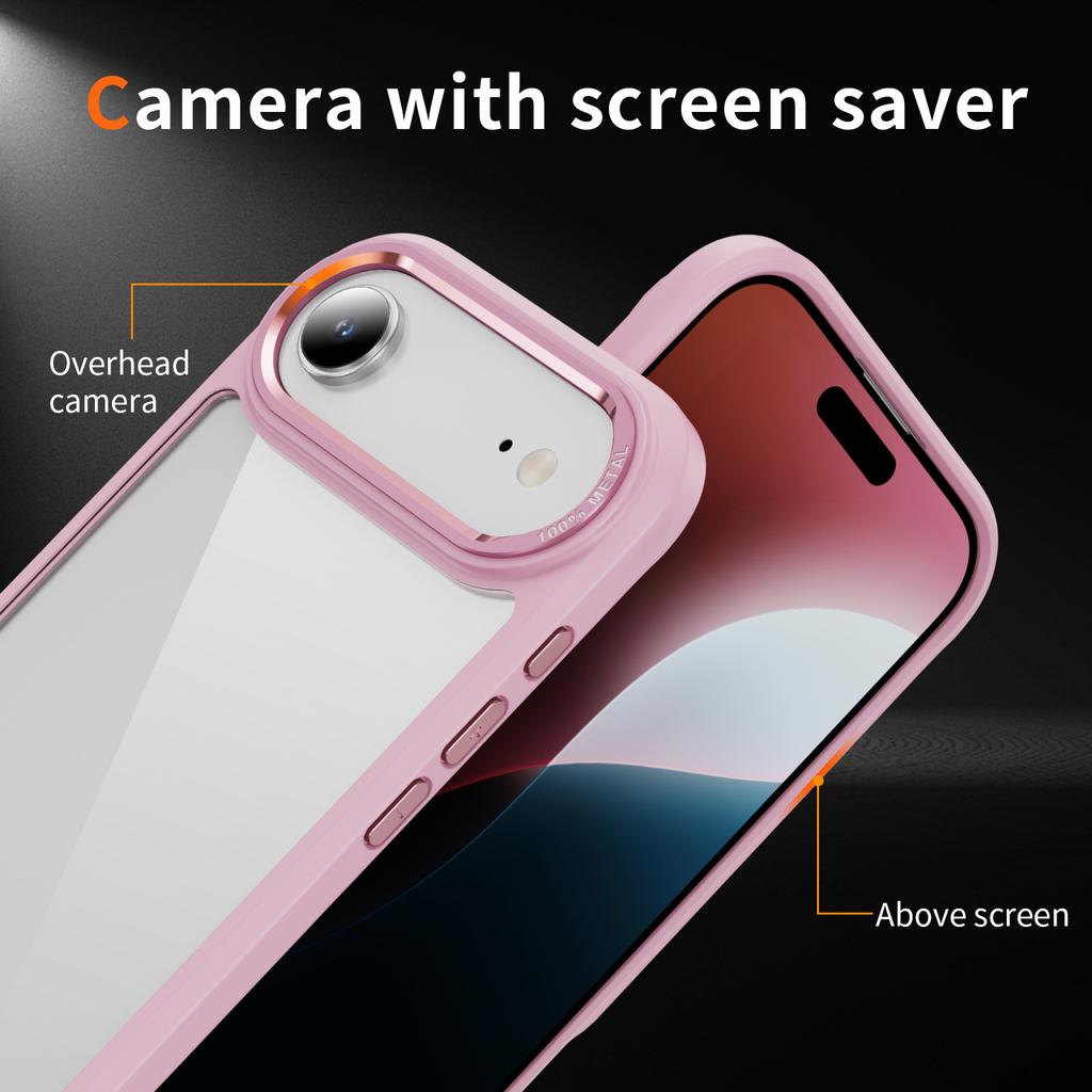 New High-transparent Mobile Phone Case for IPhone13pro Two-in-one Transparent Shell 2.0mm Thick Mobile Phone Case for Apple 17