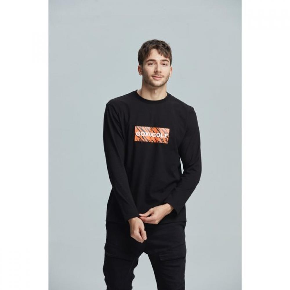 Goxo Long Sleeve T ShirT  Men S Round white/XL(105-110)