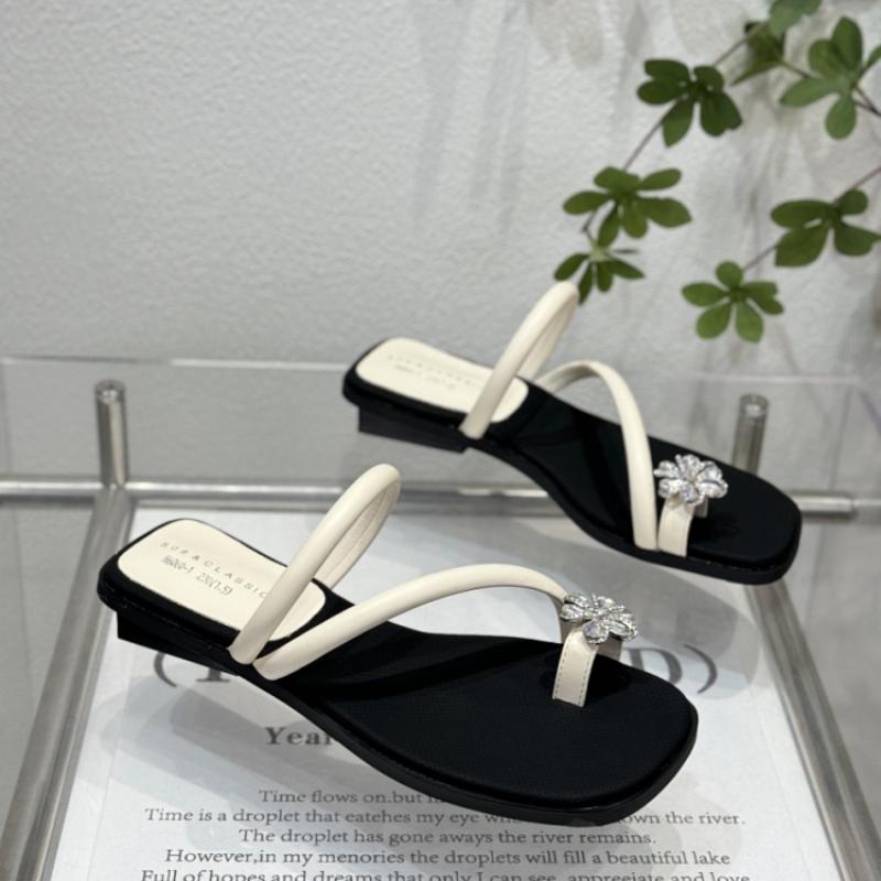 Fashion Women's Summer 2025 New Hot Selling Fashionable High-quality Flat Sandals Open-Toe Roman Slippers Breathable Faionable