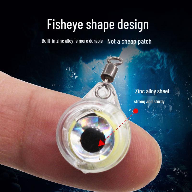 Dostępne 2,6 cm Podwodne LED Światło Przyciągające Ryby – Wielokolorowy Przynęta