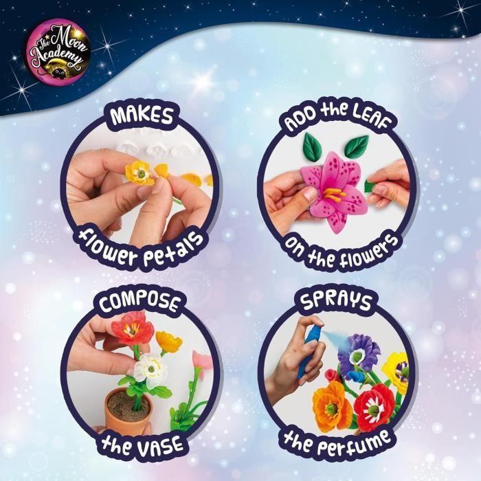 Bouquet de fleurs - Kit de Loisirs Créatifs - THE MOON ACADEMY - Composé Innovant, Accessoires Inclus