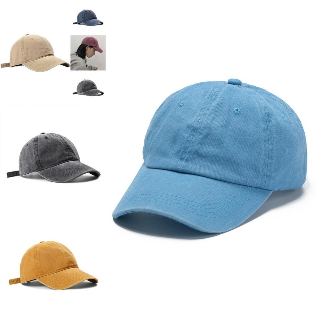 Fashionable Pure Cotton Baseball Hat Soft Brim And Adjustable Size