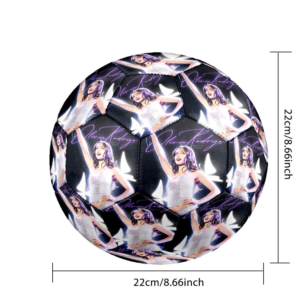 Olivia Rodrigo Size 5 Soccer Ball, Durable Standard Football For Training Match Outdoor Sports
