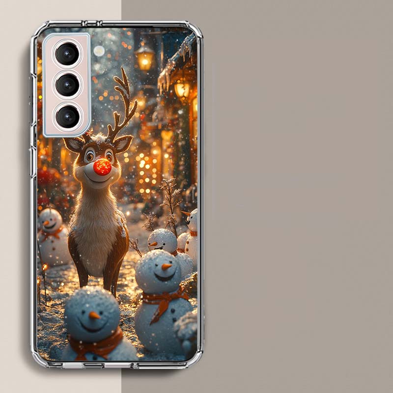 

Christmas Reindeer Decorated With Snow Phone Case For Samsung A16 A26 A36 A56 A17 A15 A25 A35 A55 A14 A24 A34 A54 A04S A05S Gala Samsung Note 8