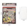 Horror Theme Cabin Scene Stickers PET 8 Scene 16 Sheets 3D Miniature Houses Die Cut Cartoon Town DIY Crafts Stickers