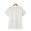 European Size Stylish Plus Size Men's Fashion Tee - Casual Short Sleeve Crew Neck Shirt for Street Style Enthusiasts - Comfortable, Breathable