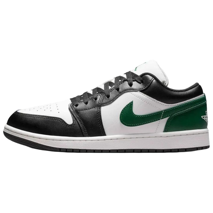 Air Jordan 1 Low  Black Gorge Green Summit White  40.5