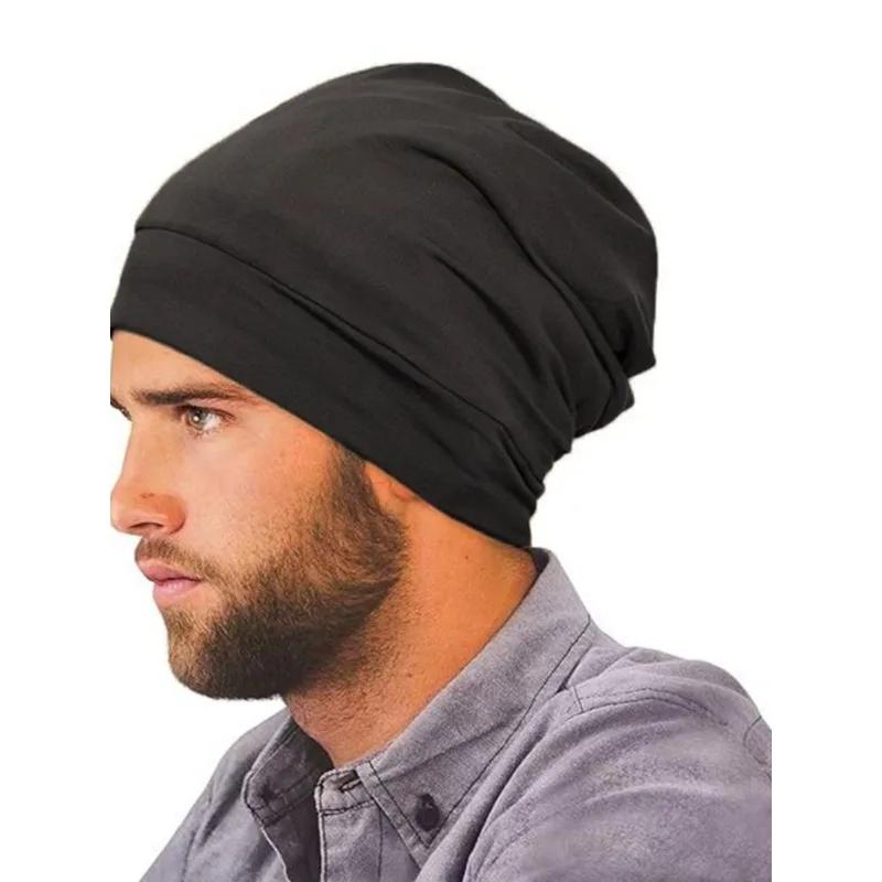 2025 Hot Spring and Autumn Winter Monochrome Practical Lining Color Ding Men and Women Pullover Cap Chemotherapy Cap