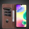 Deluxe Magnetic Adsorption Leather Fitted Case for Xiaomi Redmi 9C / Redmi 9C NFC Flip Cover Protective Case Capa Fundas Coque