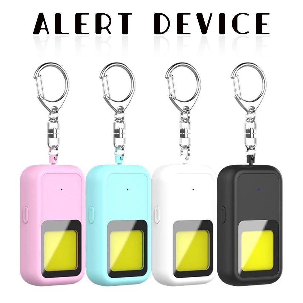 Allarme Personale di Sicurezza Autodifesa 130dB Forte Portachiavi Portatile Sicurezza Anti-molestie per Donne Bambini Anziani Ragazze Allarme di Emergenza