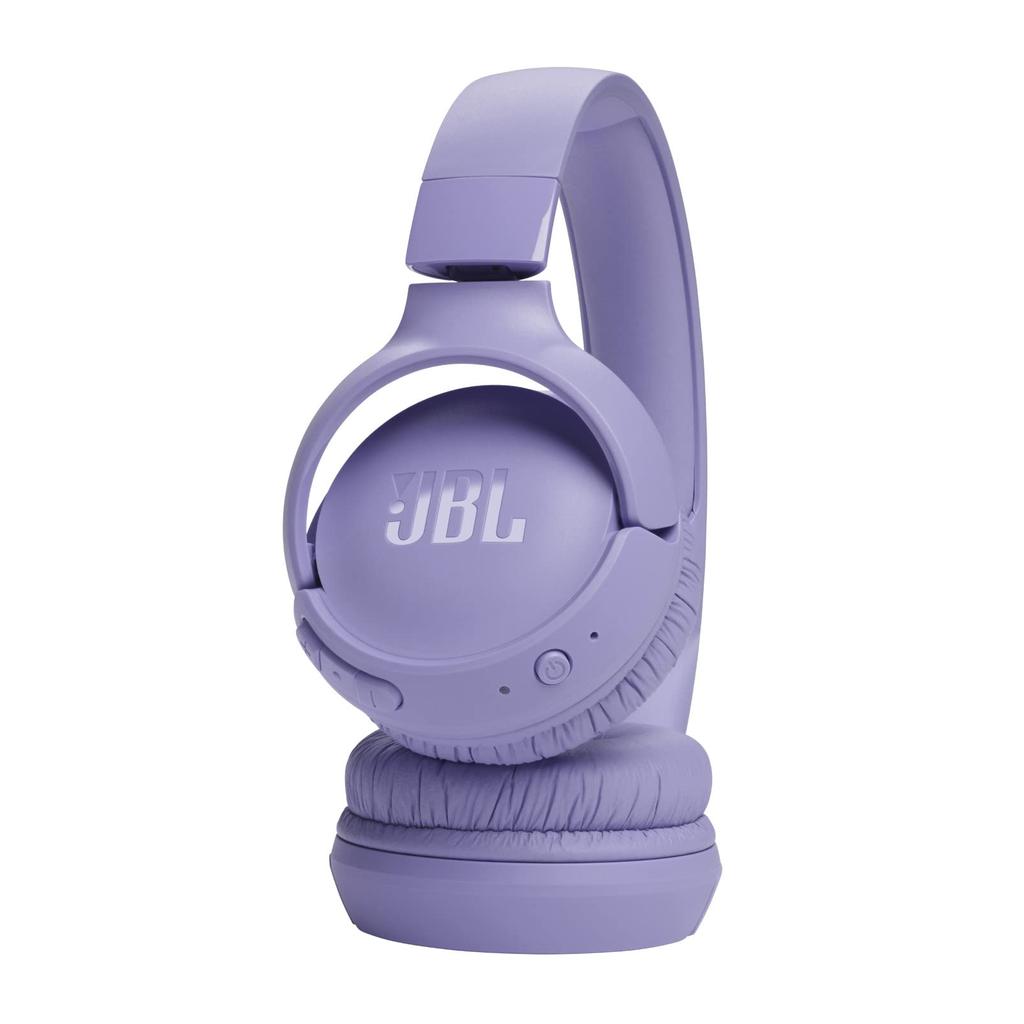 JBL TUNE 520BT Bluetooth On-Ear Headphones Up To 57 Hours Playback USB Type-C Multipoint Purple