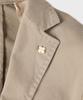 Panicale Beige Garment-Dyed Casual Cotton Jacket