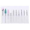 10Pcs Manicure Grinding Heads Set High Strength Fast Nail Removal Polish Head Grinding Machine Accessories